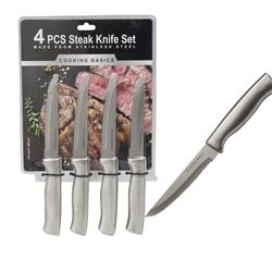 2333215 Steak Knife Set - Grey & Red, 4 Pieces, Case Of 24