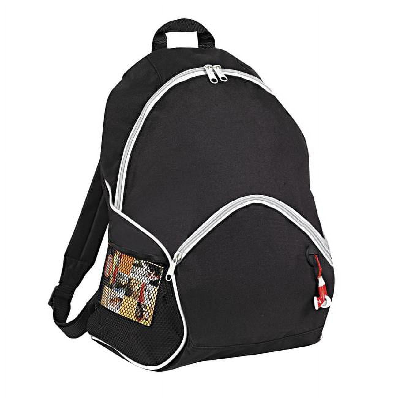 2333737 16 In. Classic Backpack With 2 Side Pockets - Black, Case Of 25