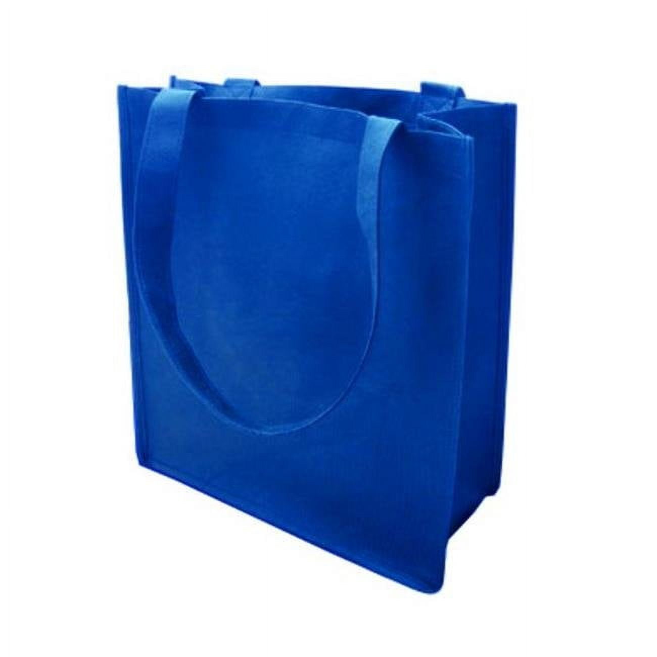 100 G Non-woven Recycled Shopping Tote - Royal, Case Of 120