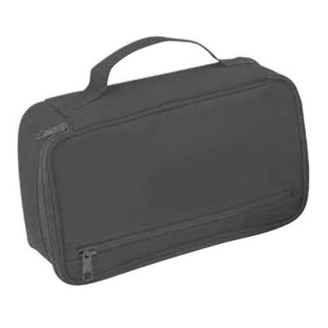 2333813 600d Poly Travel Kit With Vinyl Backing - Black, Case Of 60
