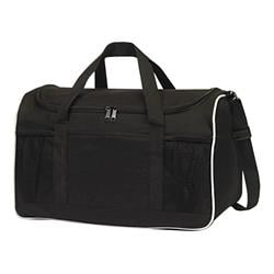 Gym Locker Duffel Bag - Black, Case Of 25