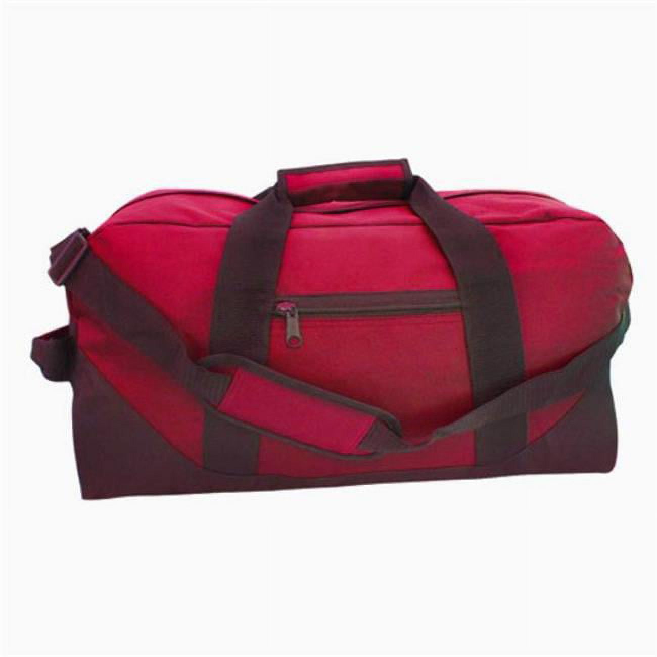 2333761 Two-tone Duffel Bag - Black & Red, Case Of 24