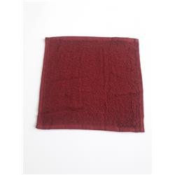 Solid Colored Terry Hand Towel - Burgundy, Case Of 120