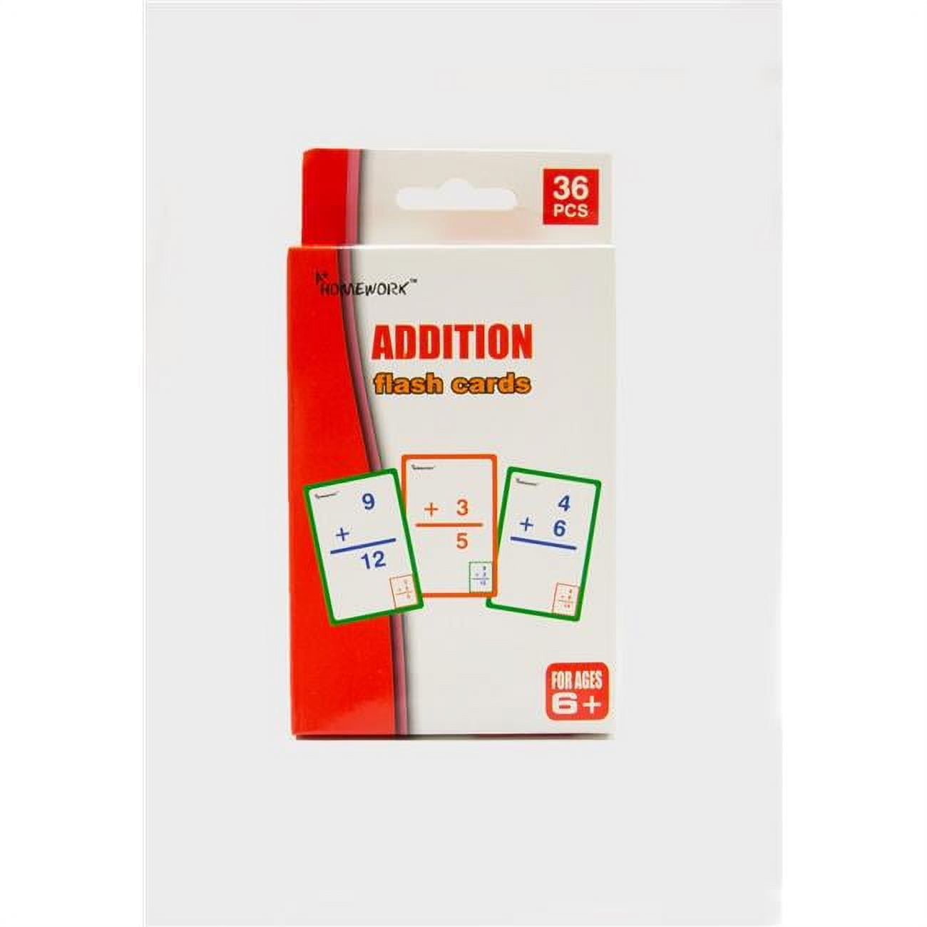 2334612 Addition Flash Cards - 36 Cards, Case Of 48