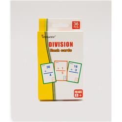 2334614 Division Flash Cards, Case Of 48
