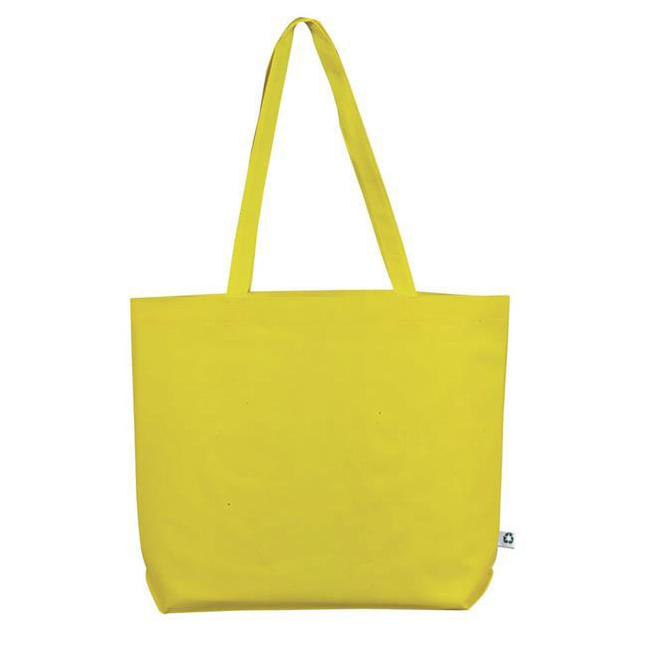2333879 Jumbo Shopping Tote Bag - Yellow,case Of 100