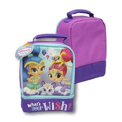 2333177 Shimmer & Shine 2 Compartment Lunch Bag - Blue, Purple, Case Of 4