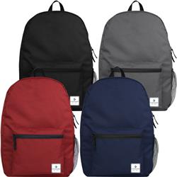 2323198 17 In. School Backpack With Side Mesh Pocket - Assorted Color, Case Of 24