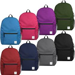 2323203 19 In. School Backpack With Side Mesh Pocket - Assorted Color, Case Of 24