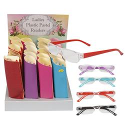 2332970 Reading Glasses With Case & Display - Assorted Color, Case Of 288