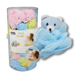 2338553 Animal Bath Sponge With Rope, Assorted Color - Case Of 72