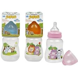 2326801 12 Oz Wideneck Silicone Nipple Baby Bottle, 3 Assorted Color - Case Of 144