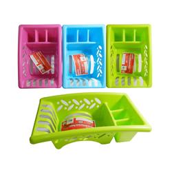 2336425 4 Sections Multipurpose Basket Organizer, Assorted Color - Case Of 24