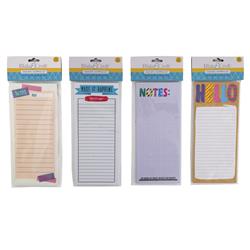 2338832 8 X 3 In. 60 Sheet Magnetic Notepad, Assorted Prints - Case Of 72