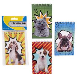 2338807 3 X 5 In. 50 Sheet Cats & Dogs Memo Books, Pack Of 5 - Case Of 72