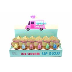 2337108 Ice Cream Lip Gloss, Assorted Color - Case Of 24