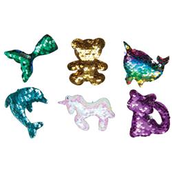Assorted Style Sequin Locker Magnets - Case Of 48