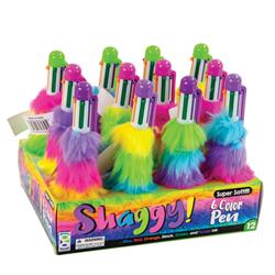 2339358 Shaggy 6 Color Pens In A Display, 12 Count - Case Of 36