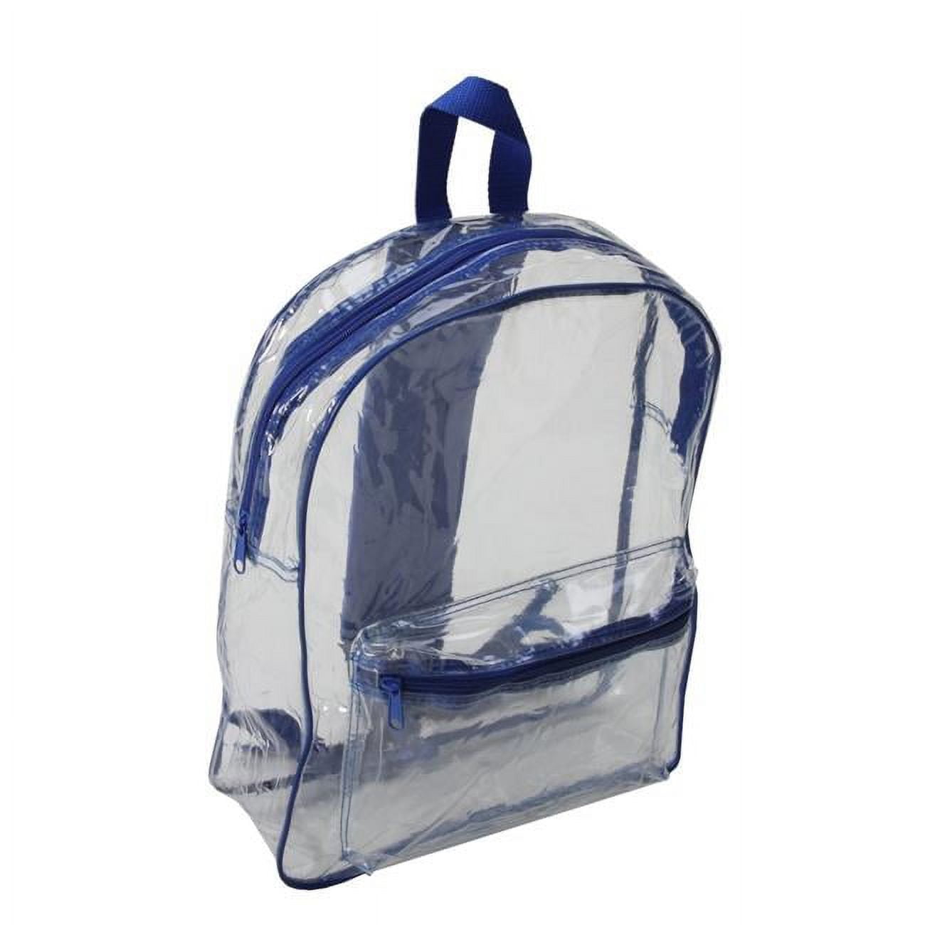 2336209 Clear Security Backpack, Royal Blue - Case Of 50