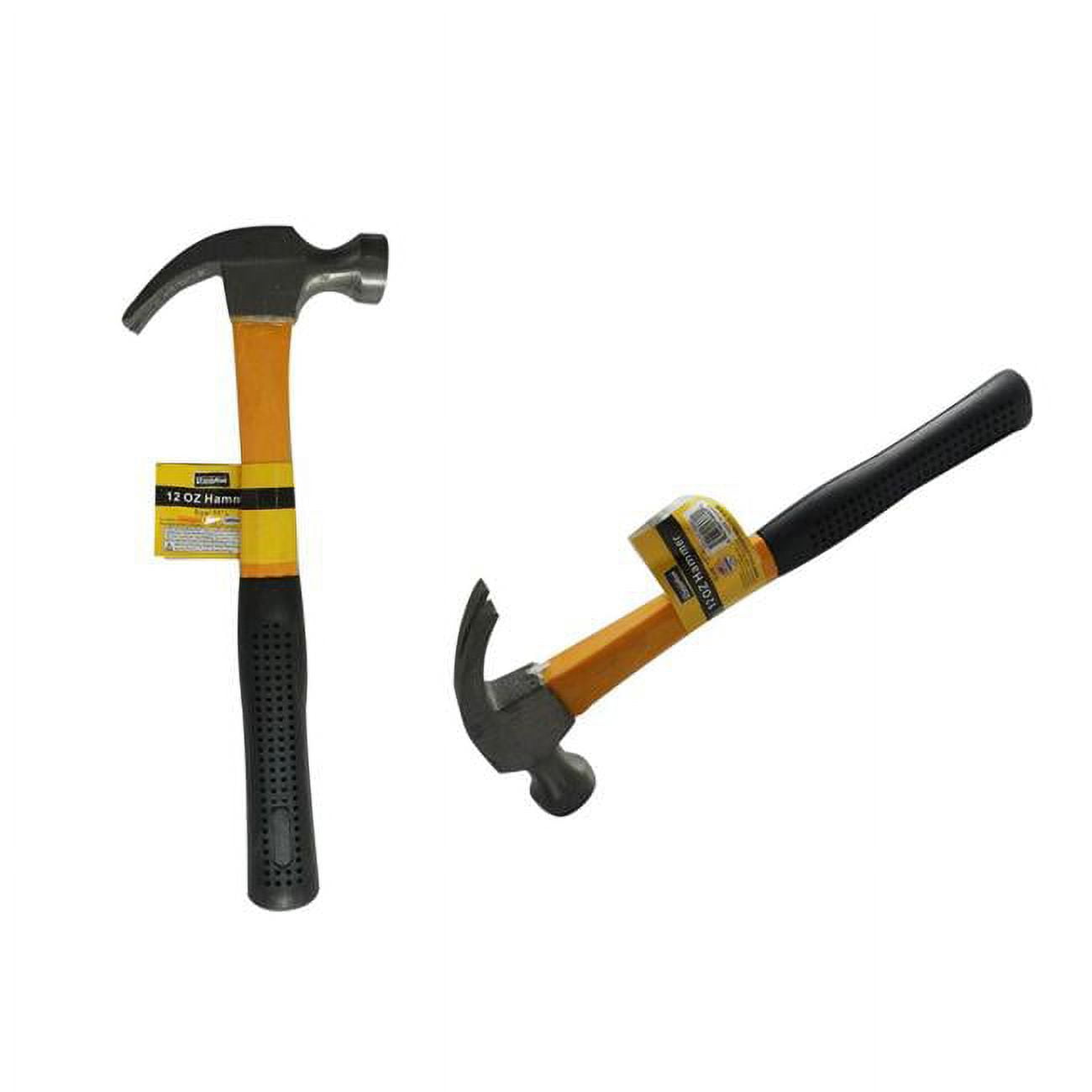 2337049 Black Handle, Orange & Yellow 11 In. & 12 Oz Claw Hammer - Case Of 24