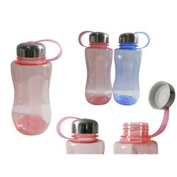 2337053 16 Oz Sports Water Bottle With Metal Lid, Pink & Blue - Case Of 24