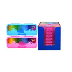2336755 2 Assorted Style Pencil Box, Pink & Blue - Case Of 264