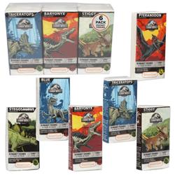 2338408 White 9 Count Jurassic Park Facial Tissue, Pack Of 6 - Case Of 24