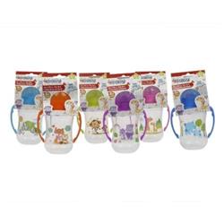 2326790 8 Oz Wideneck Baby Bottle With Handle, Assorted Color - Case Of 48