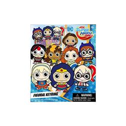 2339791 Dc Super Hero Girls 3d Key Chains, Assorted Color - Case Of 24
