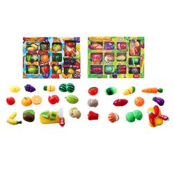 2339807 Cutting Cloth Hook & Eye Fruit & Veggies, Assorted Colors - Case Of 18