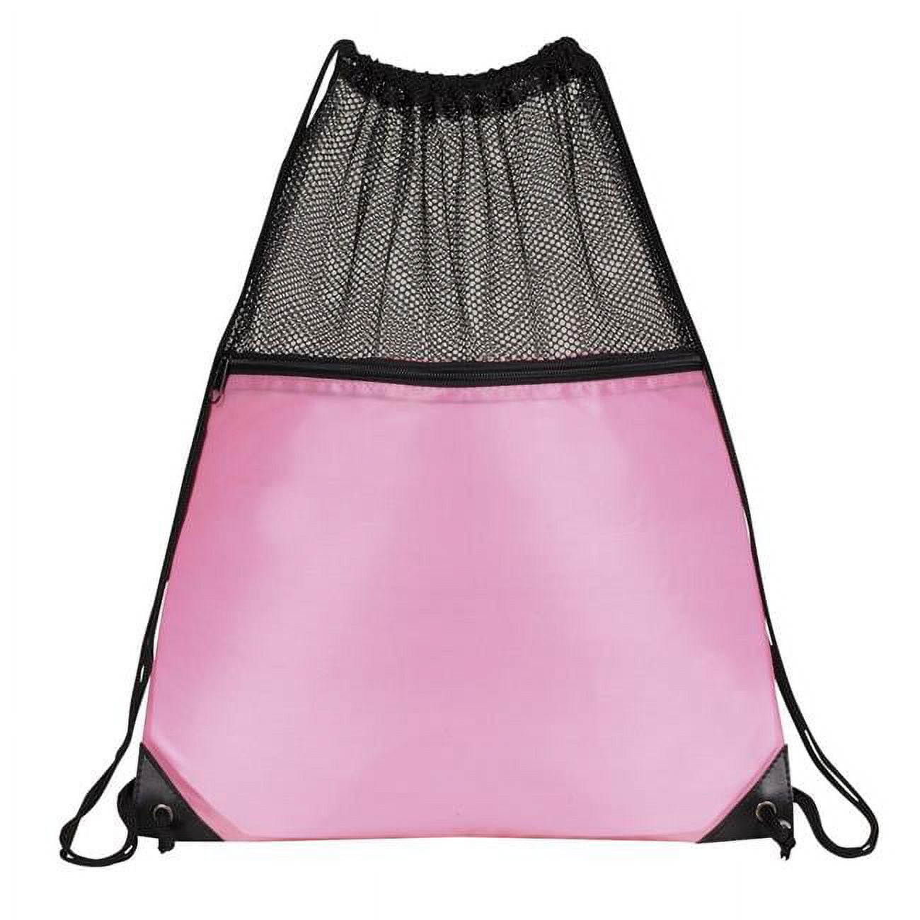 2340085 Pink Mesh Drawstring Backpack - Case Of 200
