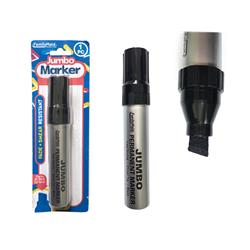 2340487 Jumbo Black Permanent Marker With Chisel Tip - Case Of 24