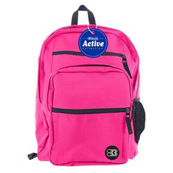2340111 17 In. Bazic Premium Active Backpack, Fuchsiacolor - Case Of 12