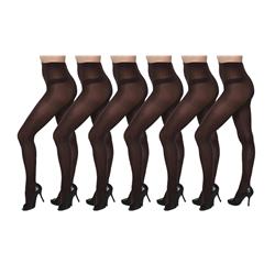 Isadora Opaque Spandex Tights, Chocolate - Queen Size - Case Of 60