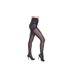 Criss-cross With Black Lining Designed Textured Tights - One Size - Case Of 42