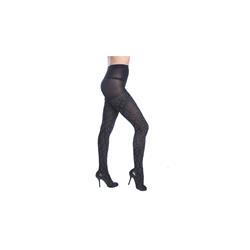 Classic Designed Textured Tights - One Size - Case Of 42