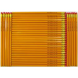 2 Hb Pencils, 1000 Per Case, Yellow - Case Of 1000