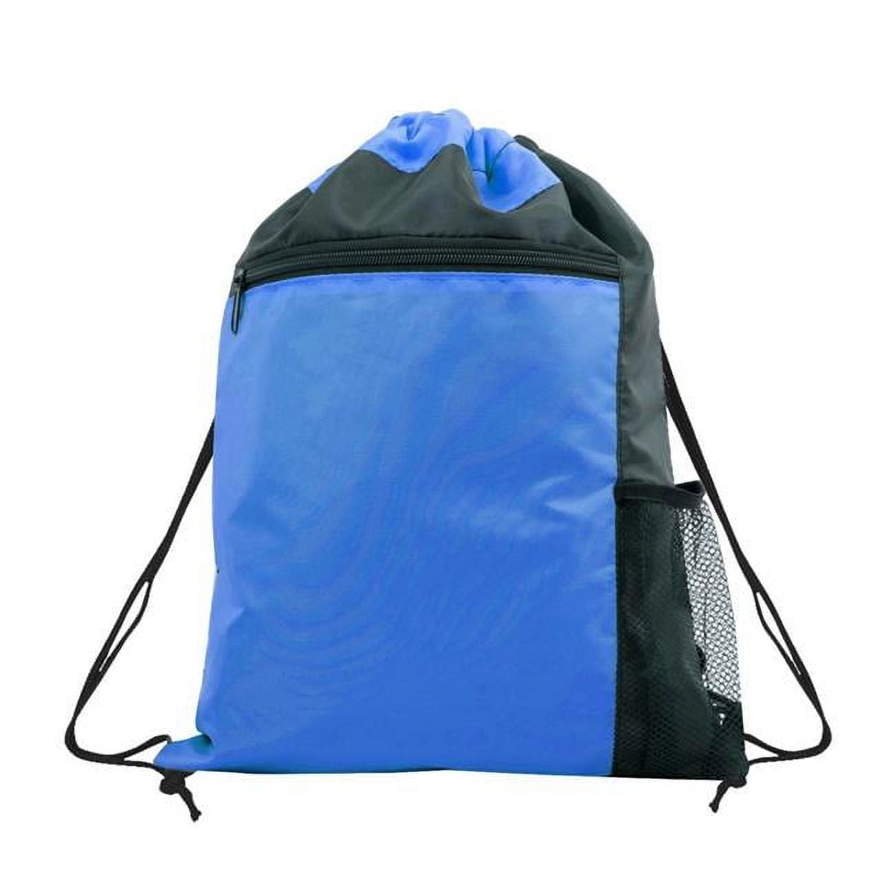 2339883 18 In. Classic Drawstring Backpack, Blue - Case Of 50