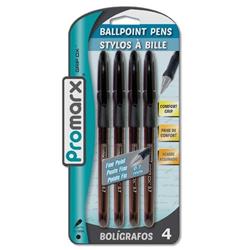 2324230 Grip Dx Ballpoint Pens, Black - 4 Count - Case Of 48