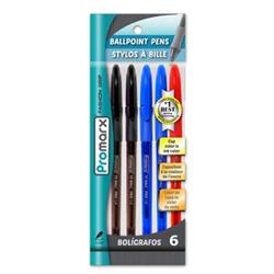 2324233 Ball Pen, Assorted Color - 6 Count - Case Of 48