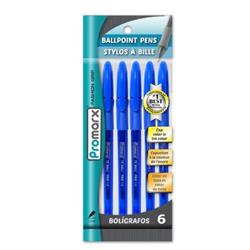 2324234 Tc Ball Blue Pens - 6 Count - Case Of 48