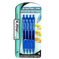 2324242 Grippy Retractable Pens - 4 Count - Case Of 48