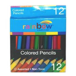 2324264 Rainbow Mini Color Pencils - 12 Count - Case Of 48