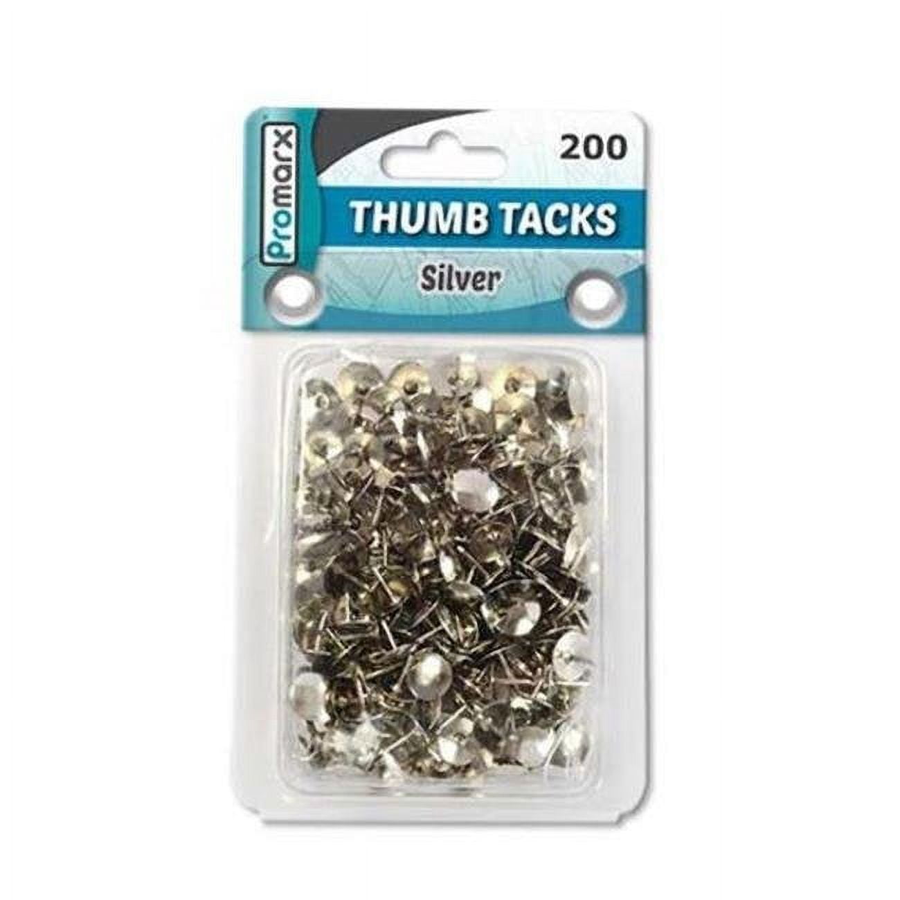 2324295 Thumb Tack Silver - 200 Count - Case Of 48