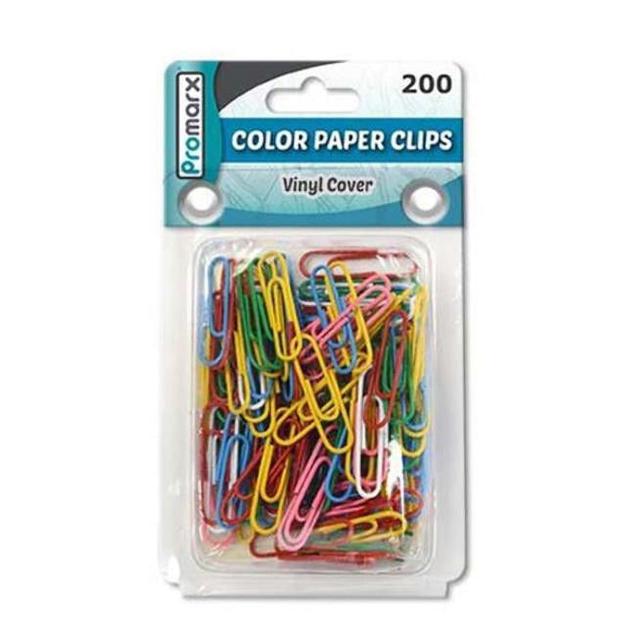 2324298 Paper Clips, Assorted Color - 200 Count - Case Of 48