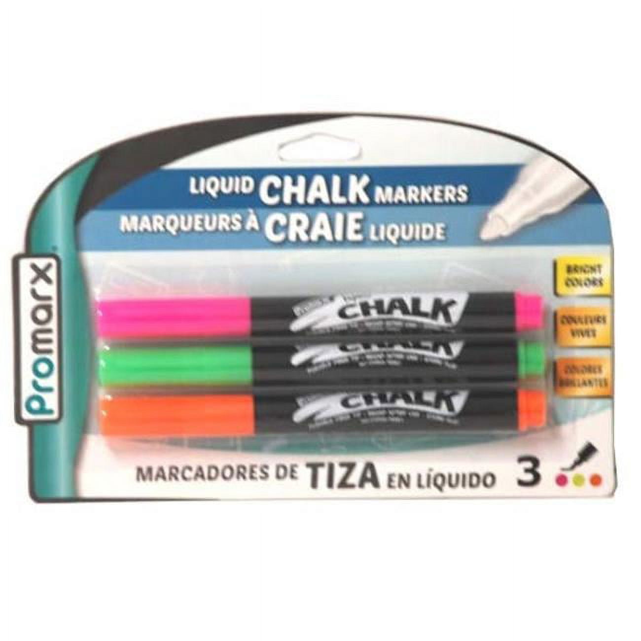 2324307 Liquid Chalk Marker, Assorted Color - 3 Count - Case Of 48