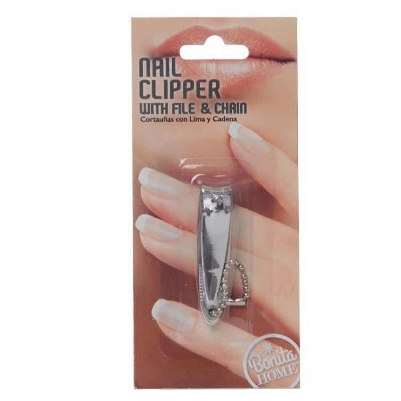 2324390 Small Nail Clipper With File & Chain - Case Of 144