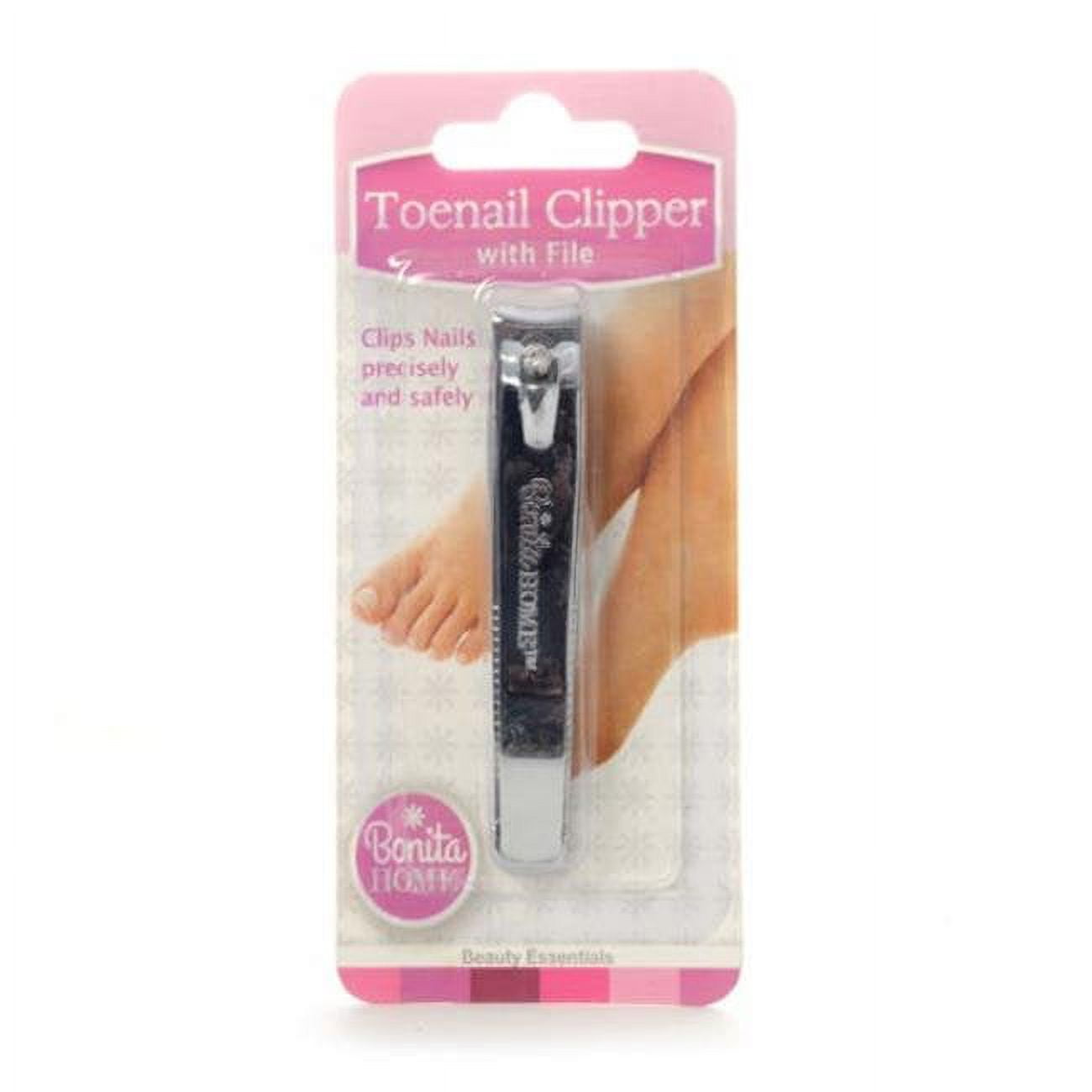 2324391 Toe Nail Clipper With File Round Cut - Case Of 144