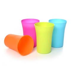 2324427 Plastic Cups, 4 Colors - Case Of 24