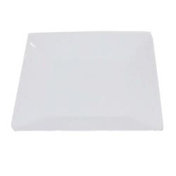 2324451 6.4 X 10.35 In. Square White Plate - Case Of 72